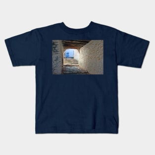 Alleys of Hydra island Kids T-Shirt